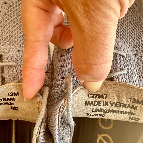 Cole Haan 2.ZeroGrand Stitchlite Knit Wingtip Ironstone Vapor Gray White 13 NIB - Picture 16 of 16